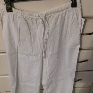 Athleta Paradise Wide-Leg Pants in Cream